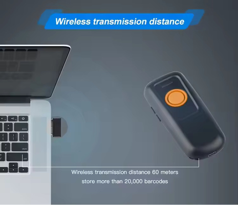 Wysoka prędkość dekodowania 1D CCD Przenośne czytniki kodów kreskowych Wireless Laser Barcode Scanner