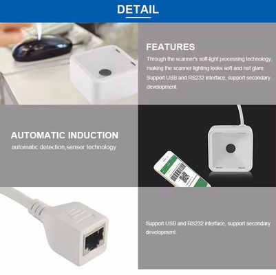OEM Desktop Barcode Scanner Module 2D QR Code Reader dla wbudowanych aplikacji kiosków