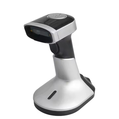 Bezprzewodowy skaner kodów kreskowych Bluetooth dla urządzeń mobilnych 2D czytnik kodów QR ze stołem ładowania
