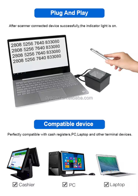 Wysoki skaner stołu montażowy czytnik kodów kreskowych 2D NFC USB RS232 Wbudowany skaner kamery CMOS Moduł skanera kodów kreskowych