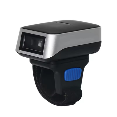 Mini 1D 2D CMOS Wireless Barcode Scanner Noszalny Bluetooth Ring Finger QR Code Scanner