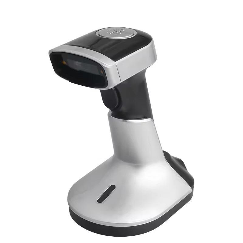 Przenośny skaner kodów kreskowych 1D Qr Code z podłogiem do ładowania USB Wireless Bluetooth Barcode Reader