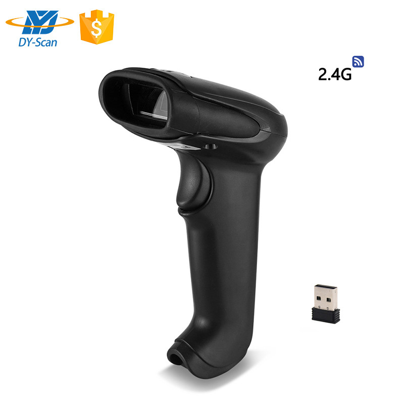 DS5100G 2.4G bezprzewodowy skaner kodów kreskowych 1D dla systemów POS w supermarketach i magazynach