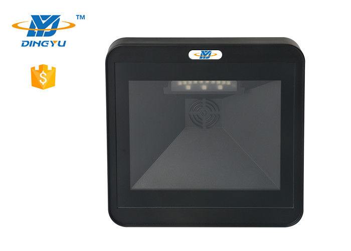 Wysokiej jakości ścienny USB RS232 1D 2D Platforma Pulpit POS Square Barcode Scanner